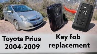 Toyota Prius New Key Fob Case Shell Replacement, Battery Replacement