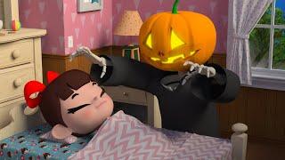 Becareful Lime! Halloween pumpkin jack theme Doodles Animation 3D Cute Talking Things | Super Lime