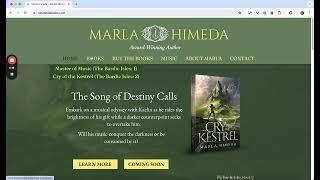 Marla Himeda Website Showcase • mhimedabooks.com • Discover the Magical World of "The Bardic Isles"