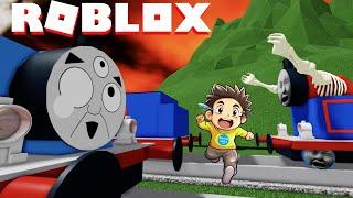 ROBLOX SHED 17 THOMAS VS. SODOR FALLOUT THOMAS ! | Roblox Gameplay || Konas2002