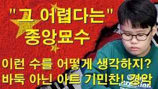 "그 어렵다는 중앙묘수" 이런 수를 어떻게 생각하지? 바둑 아닌 아트 기민찬! 경악