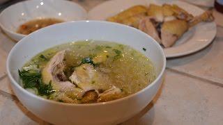 Mien Ga (Chicken Glass Noodle Soup)