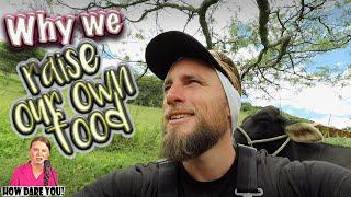 Why we raise ANIMALS FOR FOOD on our homestead | you can produce your own food, too