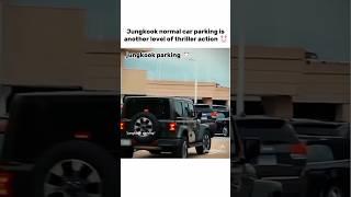 Jungkook Car parking skill is insane #viral #vts #jungkook #jimin #bts #shorts #trending #foryou