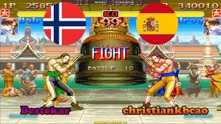 スーパーストリートファイターII X  Bestekar (Norway) vs christiankbcao (Spain) Super Street Fighter 2 Turbo