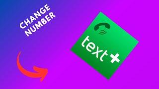 how to change textplus number