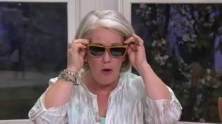 Jonathan Paul Ombre Fitover Sunglasses with PolarVue Lenses & Case on QVC