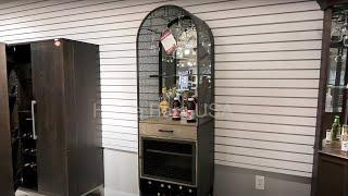 Unique Rustic Modern Bar Cabinet for a ManCave at Home Bars USA