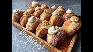 BEST DOUGHNUT RECIPE | Vanilla custard cream filled doughnuts | How to make donut | Food with Chetna