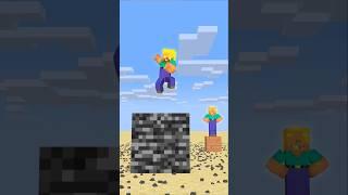 HELP Herobrine To Power Up And Break A Bedrock With His Friend #friendship #shorts #trending #anime
