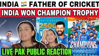 Yahooo INDIA WON CHAMPION TROPHY 2025 | INDIA BEAT NZ | INDIA FATHER OF CRICKET | ROHITMAN IS BACK