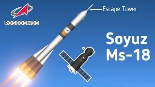 Soyuz Rocket launch and Abort Test in Spaceflight Simulator #sfs #viral