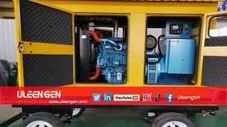 UleenGEN Weichai diesel generator mobile trailer type