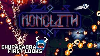 MONOLITH - Sci Fi Roguelike / Bullet hell Hybrid - 4k (Chupacabra First Looks)