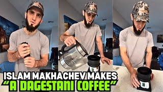 Islam Makhachev SHOWS How To Make A Dagestani Coffee (NEW VIDEO)