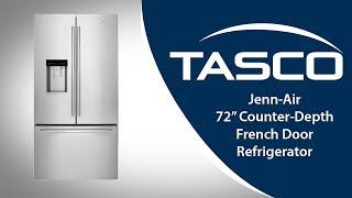 Jenn-Air 72" French Door Refrigerator with Obsidian Interior