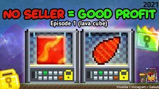 No Seller = Good Profit (Episode 1) Galastiz Growtopia 2021 Farming Lava Cube