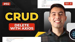 CRUD Operations in React Full Stack: DELETE Data with Axios