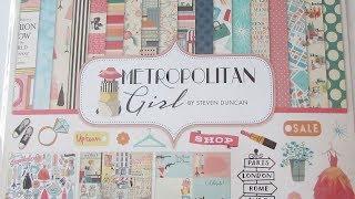 Carta Bella - Metropolitan Girl by Steven Duncan Paper Collection Flip Through