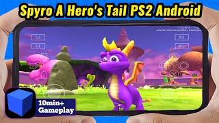 Spyro A Hero's Tail PS2 Android Gameplay 60fps - AetherSX2 (ps2 emulator for android)
