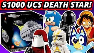 LEGO NEWS! 2025 Star Wars! $1000 Death Star?! Galactic Marines! LEGO One Piece?! BLUEY?! Blacktron!