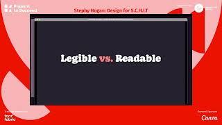 Legible vs. Readable Fonts in PowerPoint with Stephy Hogan
