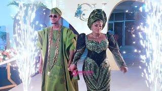 CHECK OUT FALI WEREPE'S DAUGHTER OMOWUNMI AND HER HUSBAND AS THEY DANCE IN WITH THEIR SECOND OUTFIT.