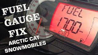 HOW TO: Fix Gauge Flashing "Fuel" on Arctic Cat Snowmobiles