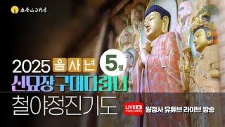 오대산 월정사 2025년 5월 각엄스님과 함께하는 신묘장구대다라니 철야정진기도 | 신묘장구대다라니 독송