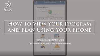 View My Program and Plan (Using a Phone)