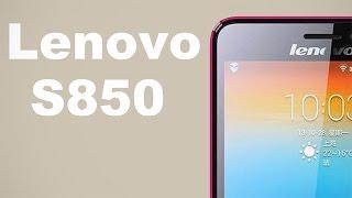 Видео обзор 5 дюймового телефона / смартфона Lenovo S850