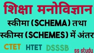 ।।स्किमा तथा स्कीम्स में अंतर।। सिर्फ 1.30 मिनट में, difference between schems & schemaa,Ctet 2021