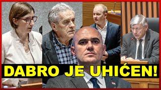 DABRO JE UHIĆEN! Jurčević činjenicama potopio HDZ i SDP, Jakšić i Puljak o Dabri - KAOS U SABORU