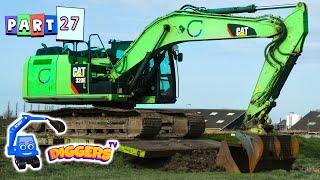 Wonderful Diggers For Kids | Crawler Excavators, Loaders, Dump Trucks