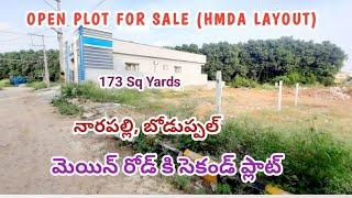 Semi Comercial Plot for Sale || 173 sq Yards || Narapally || Boduppal || Hyderabad