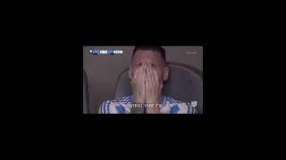 moments messi cried at the copa america after being subbed off due to injury