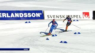 Längdskidor SM 2018 stafett 3x5km fristil damer