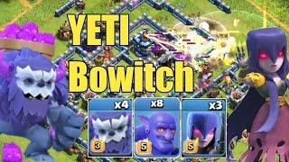 Th13 Yeti Bowler Witch attack strategy! Best TownHall 13 Yeti Bowitch legend league attack 2020. Coc