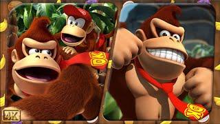 Donkey Kong Country Returns ⁴ᴷ Full Playthrough 200% (All KONG letters, Puzzle Pieces, Mirror Mode)