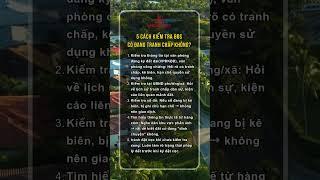 5 CÁCH KIỂM TRA BĐS CÓ ĐANG TRANH CHẤP KHÔNG? #dautu #vandang #kinhdoanhonline
