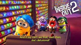 Joy is Delusional Scene BUT Minions | (Despicable Me x Inside Out 2 Parody)