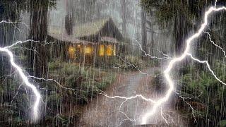 HEAVY RAIN AND THUNDER SOUNDS - DEEP SLEEP | Thunderstorm for Sleeping - Rain Sound Comfort #2