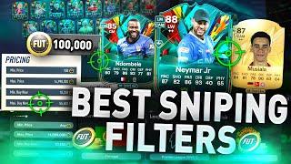 OMG!  BEST SNIPING FILTERS *MAKE 100K QUICKLY* (FC25 BEST SNIPING FILTERS TO MAKE COINS)