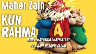 Maher Zain - Kun Rahma (Chipmunk Version) | VOCALS ONLY | LYRICS VIDEO | ماهر زين - كن رحمة