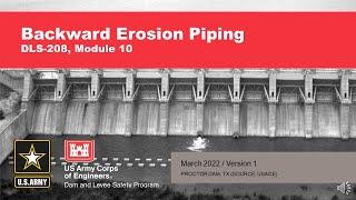 DLS-208 10 Backward Erosion Piping