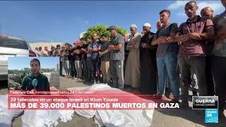 Informe desde Jerusalén: Israel mata a 39 palestinos en Khan Younis; Netanyahu va rumbo a Washington