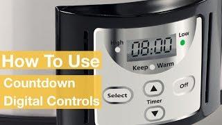 How To Use the Countdown Slow Cooker Digital Controls | Crock-Pot®