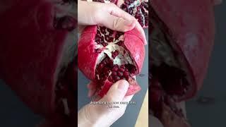 Easiest way to cut a pomegranate