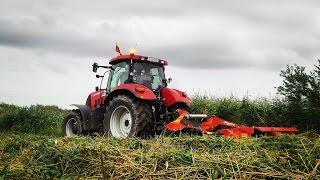 Case IH Puma 145 & Kverneland taarup 3228MT šienavimas