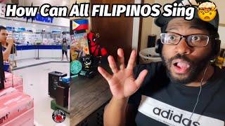  MIND BLOWING FILIPINO Impromptu Duet Of THE PRAYER in a Mall | REACTION!!!!